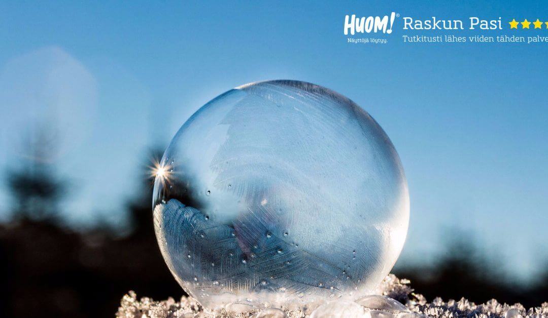 Jäätynyt saippuakupla