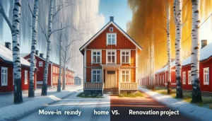 Muuttovalmis vai remonttikohde – kumpi kannattaa?