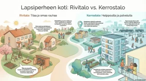 Rivitalo vai kerrostalo lapsiperheelle