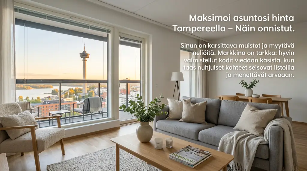 Maksimoi asuntosi hinta Tampereella – Näin onnistut