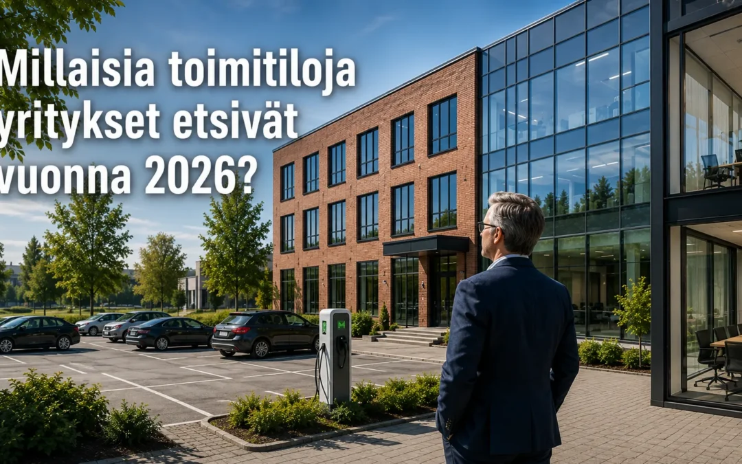 Millaisia toimitiloja yritykset etsivät vuonna 2026? Näitä ominaisuuksia kysytään nyt eniten
